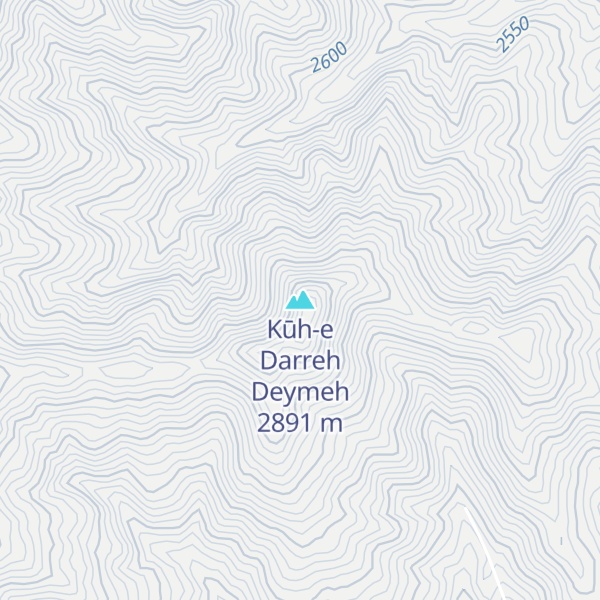 Map of Kūh-e Darreh Deymeh