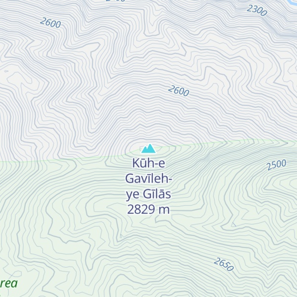 Map of Kūh-e Gavīleh-ye Gīlās