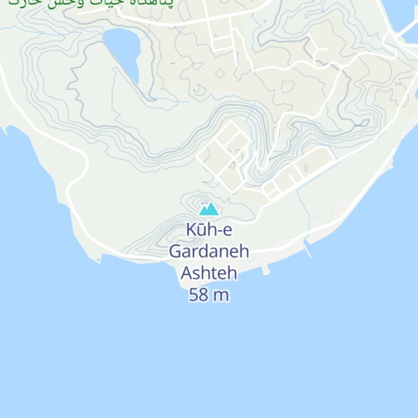 Map of Kūh-e Gardaneh Ashteh