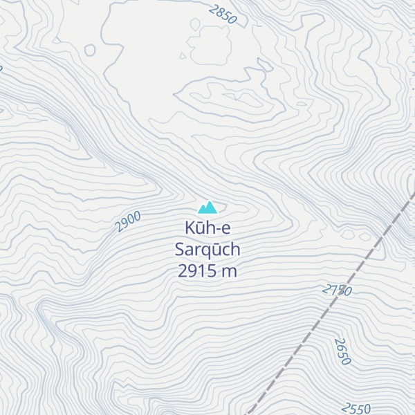 Map of Kūh-e Sarqūch