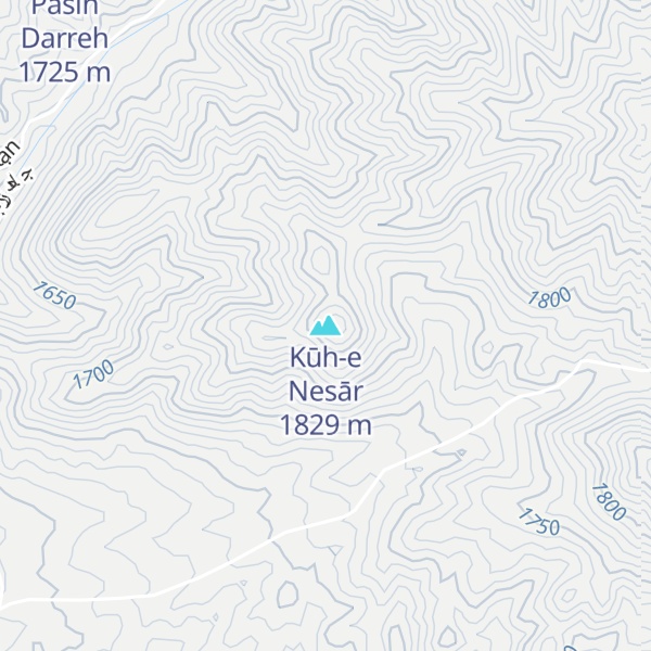 Map of Kūh-e Nesār