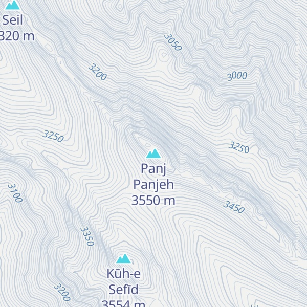 Map of Panj Panjeh