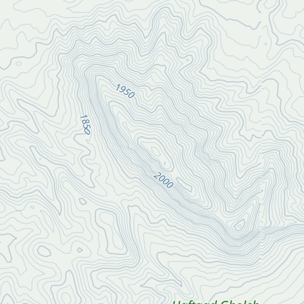 Map of Kūh-e Zard Kamar