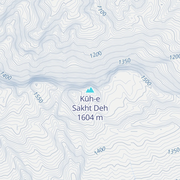 Map of Kūh-e Sakht Deh
