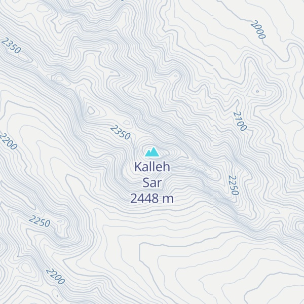 Map of Kalleh Sar