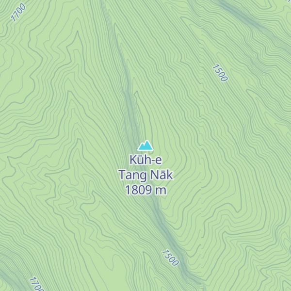 Map of Kūh-e Tang Nāk
