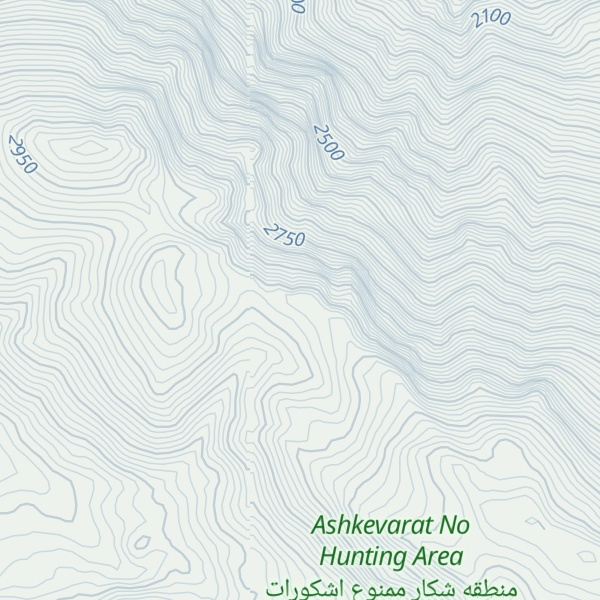 Map of Kūh-e Zīr Nīvon