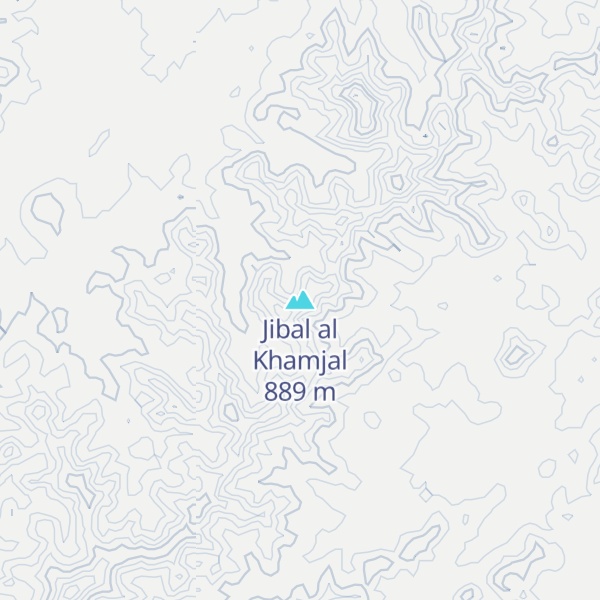 Map of Jibal al Khamjal