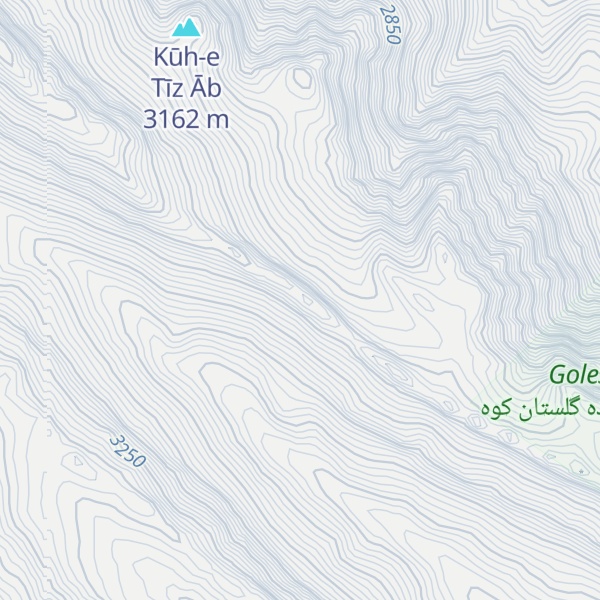 Map of Kūh-e Takht Chalghī