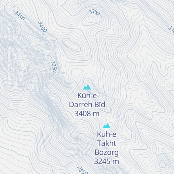 Map of Kūh-e Darreh Bīd