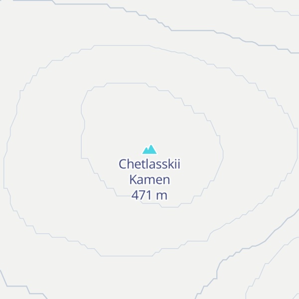 Map of Chetlasskii Kamen
