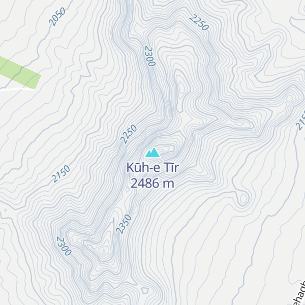 Map of Kūh-e Tīr