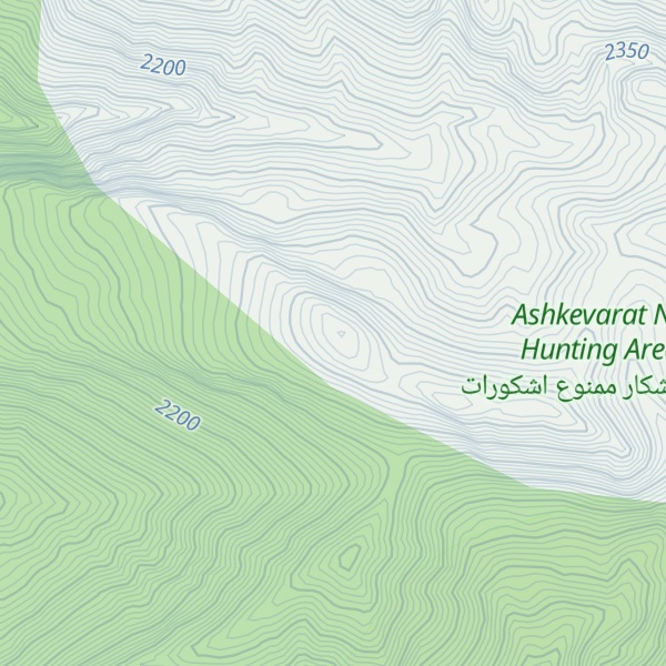 Map of Kūh-e Zīārat Dār