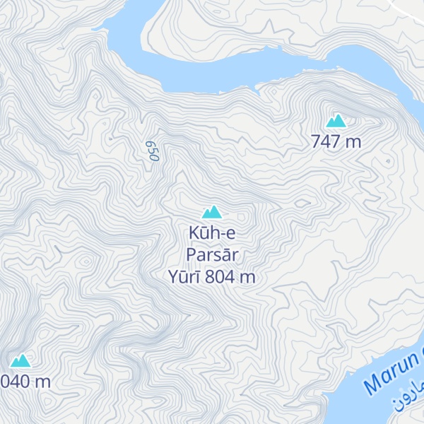 Map of Kūh-e Parsār Yūrī