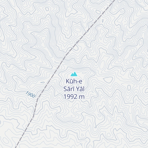 Map of Kūh-e Sārī Yāl