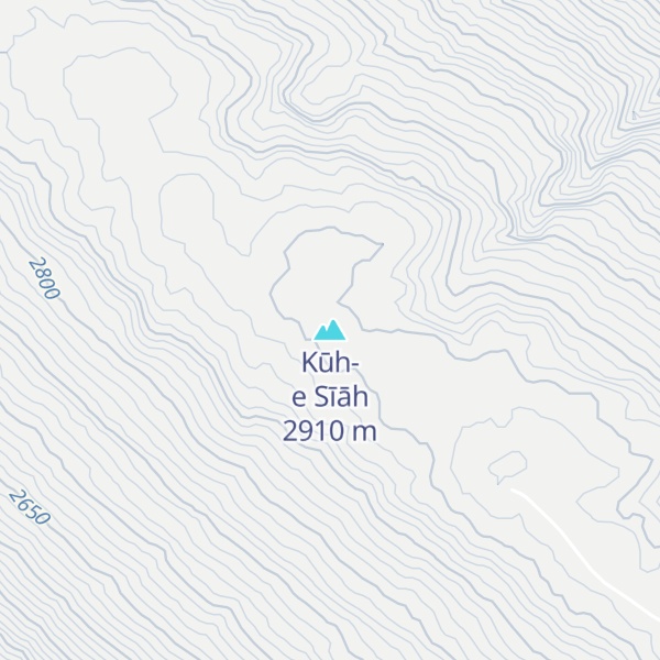 Map of Kūh-e Sīāh