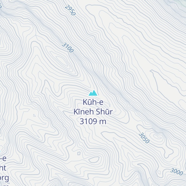 Map of Kūh-e Kīneh Shūr