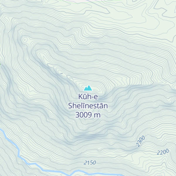Map of Kūh-e Shelīnestān