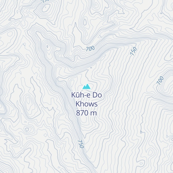 Map of Kūh-e Do Khows