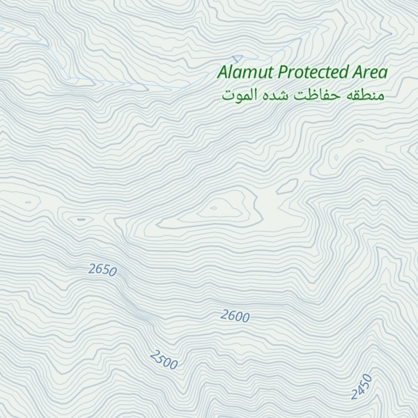Map of Kūh-e Zangār