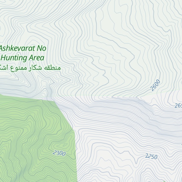 Map of Kūh-e Lavāsar