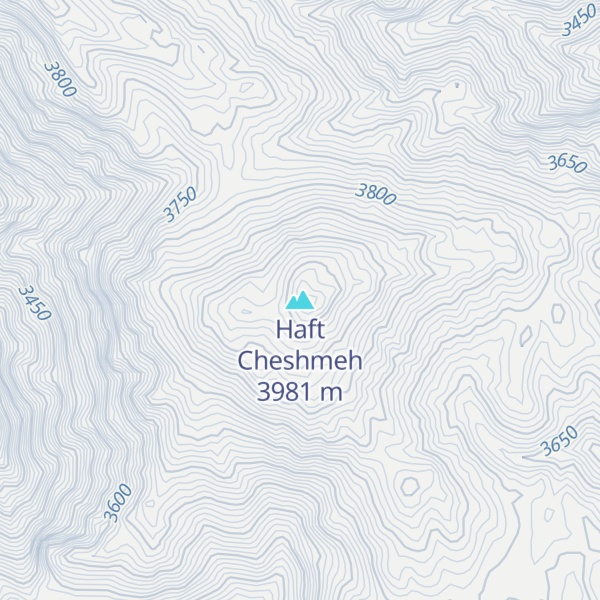 Map of Haft Cheshmeh