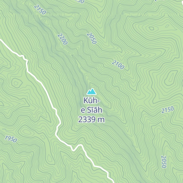 Map of Kūh-e Sīāh