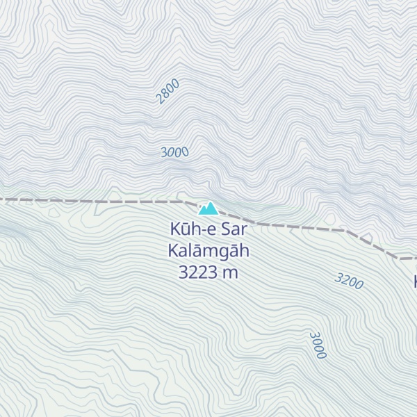 Map of Kūh-e Sar Kalāmgāh