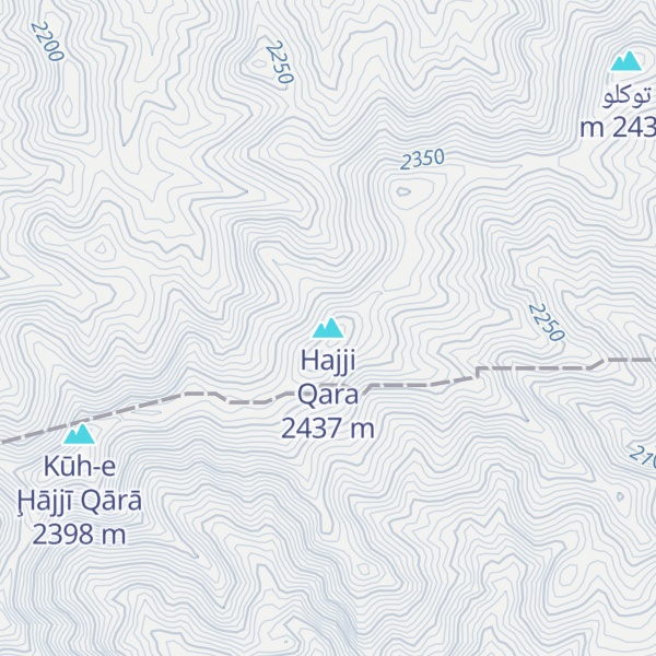 Map of Hajji Qara