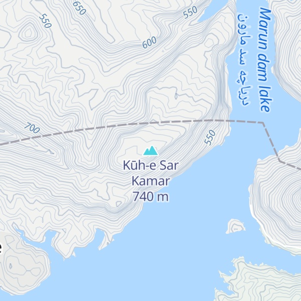 Map of Kūh-e Sar Kamar