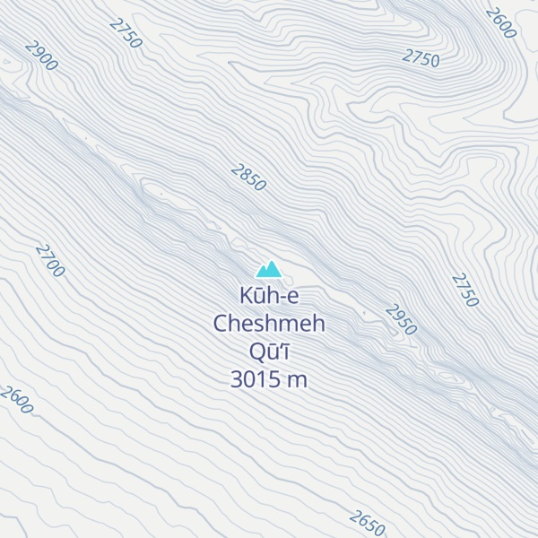 Map of Kūh-e Cheshmeh Qū‘ī
