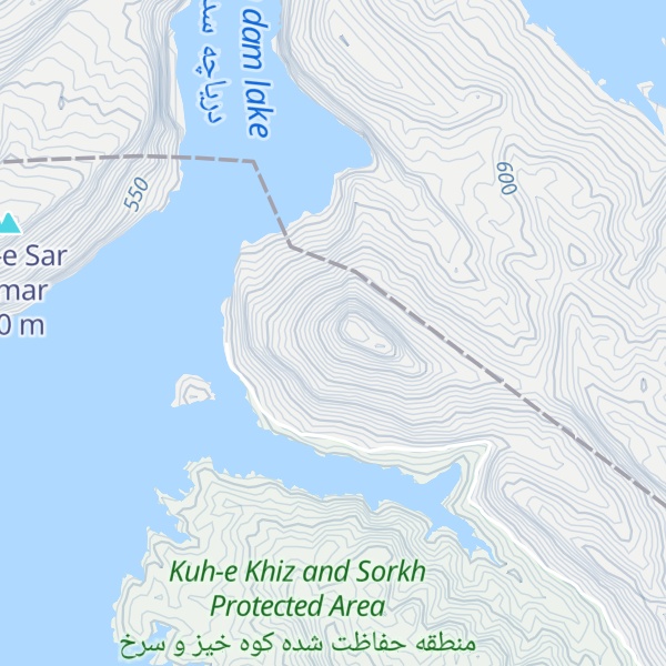 Map of Kūh-e Dez