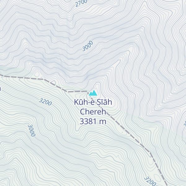 Map of Kūh-e Sīāh Chereh