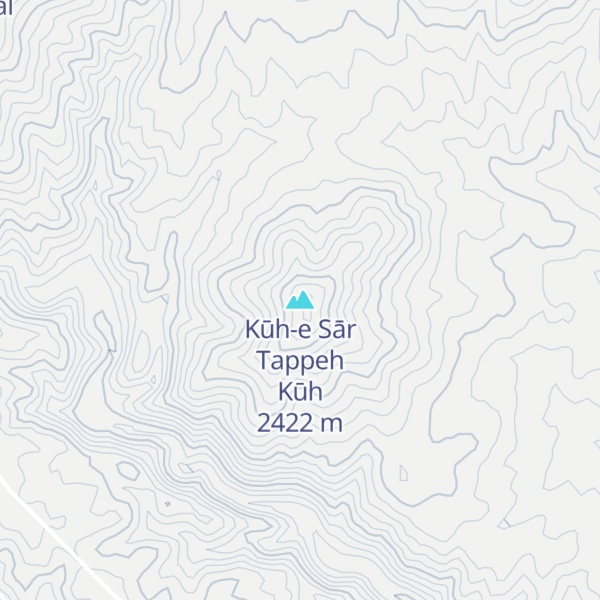 Map of Kūh-e Sār Tappeh Kūh