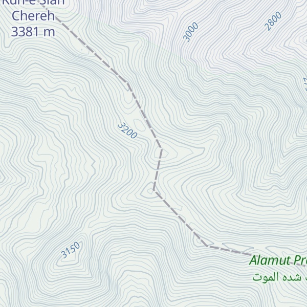 Map of Kūh-e Tīfchāl