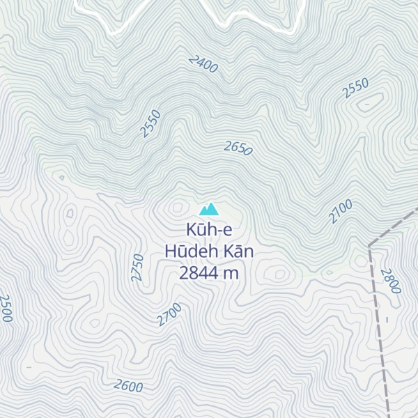Map of Kūh-e Hūdeh Kān