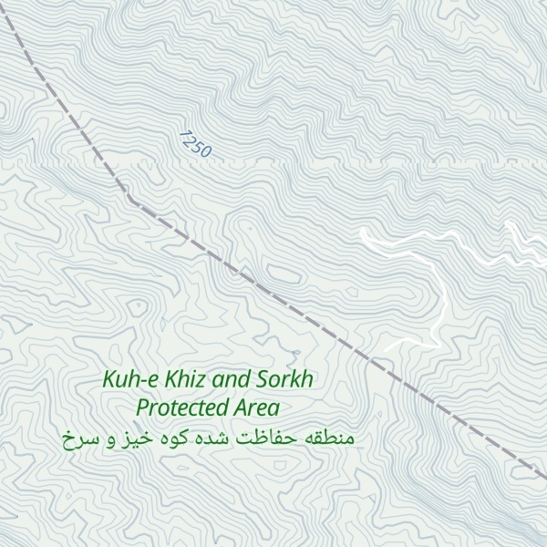 Map of Kūh-e Khā’īz