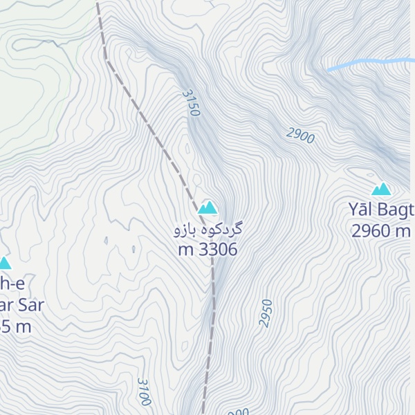 Map of گردکوه بازو