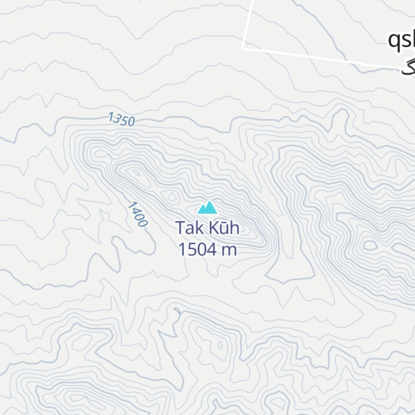 Map of Tak Kūh