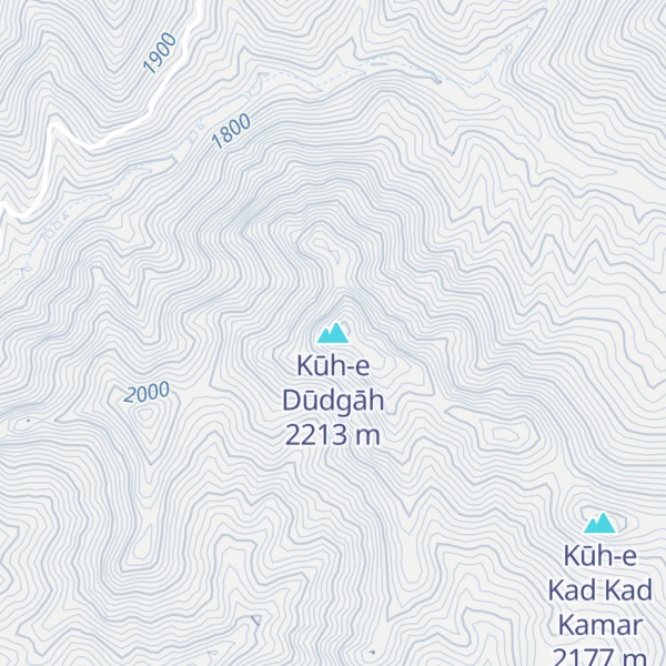 Map of Kūh-e Dūdgāh