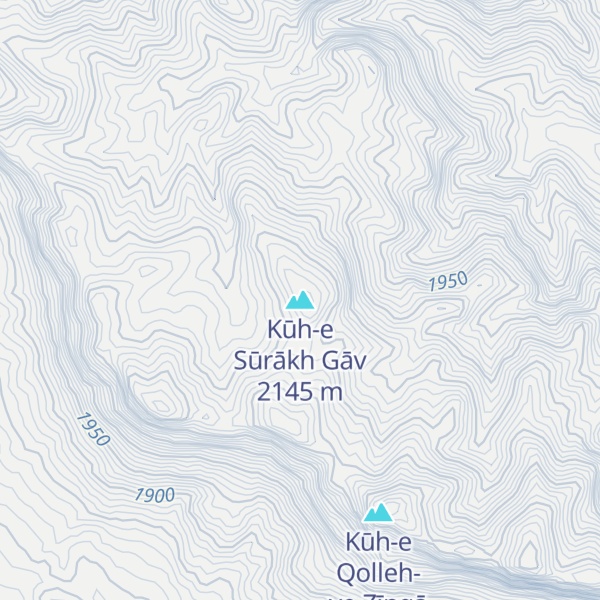 Map of Kūh-e Sūrākh Gāv