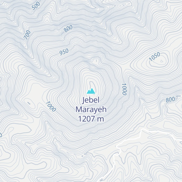 Map of Jebel Marayeh