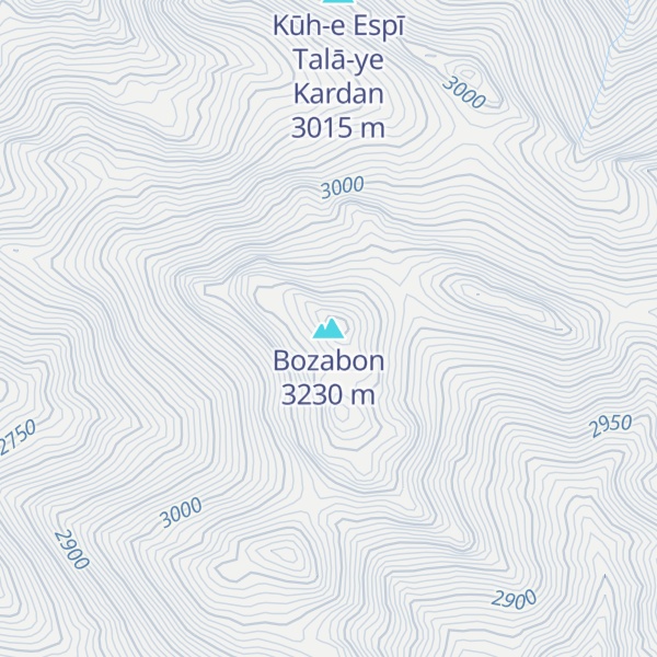 Map of Bozabon