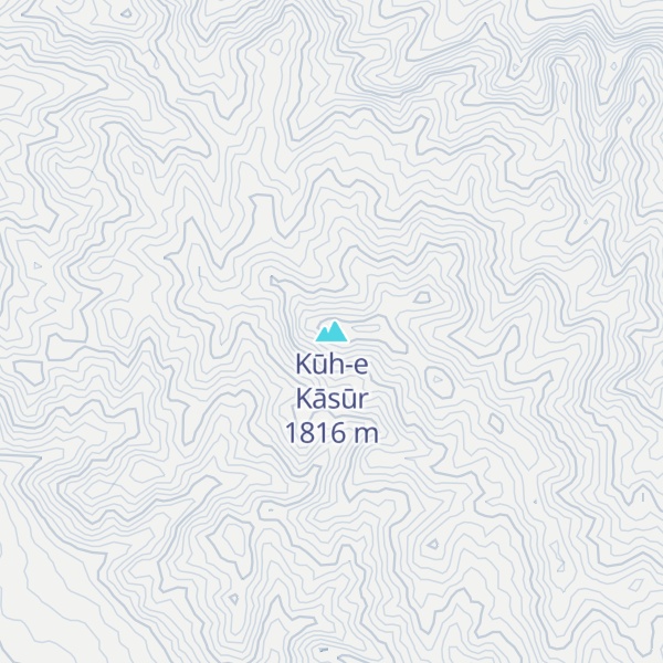 Map of Kūh-e Kāsūr