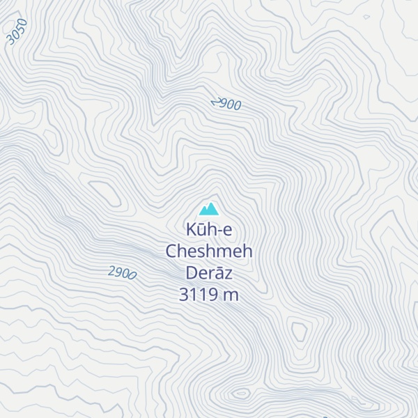Map of Kūh-e Cheshmeh Derāz