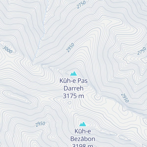 Map of Kūh-e Pas Darreh