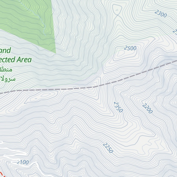 Map of Kūh-e Vazhak