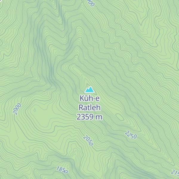 Map of Kūh-e Ratleh