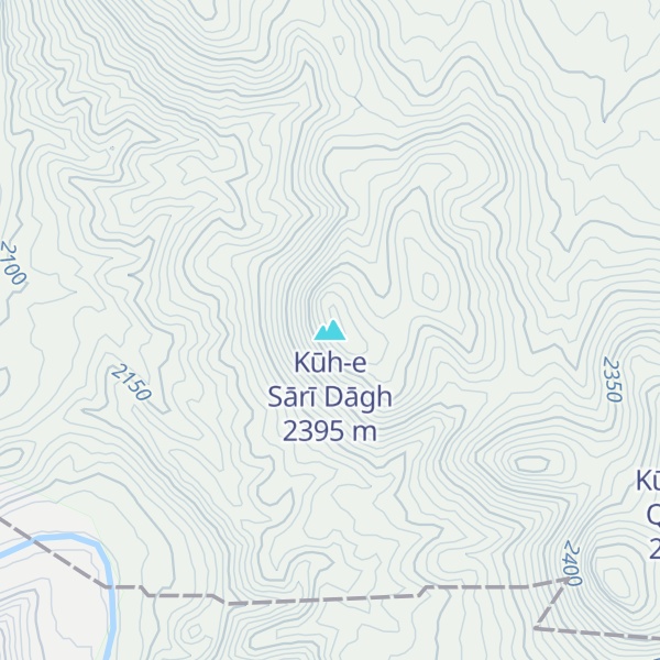 Map of Kūh-e Sārī Dāgh
