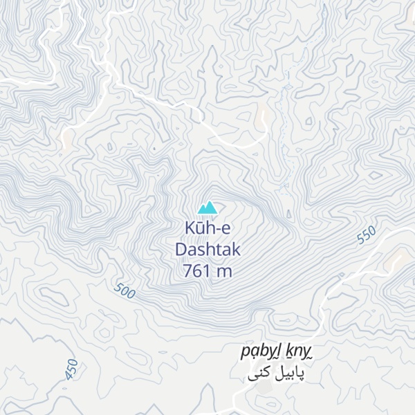 Map of Kūh-e Dashtak